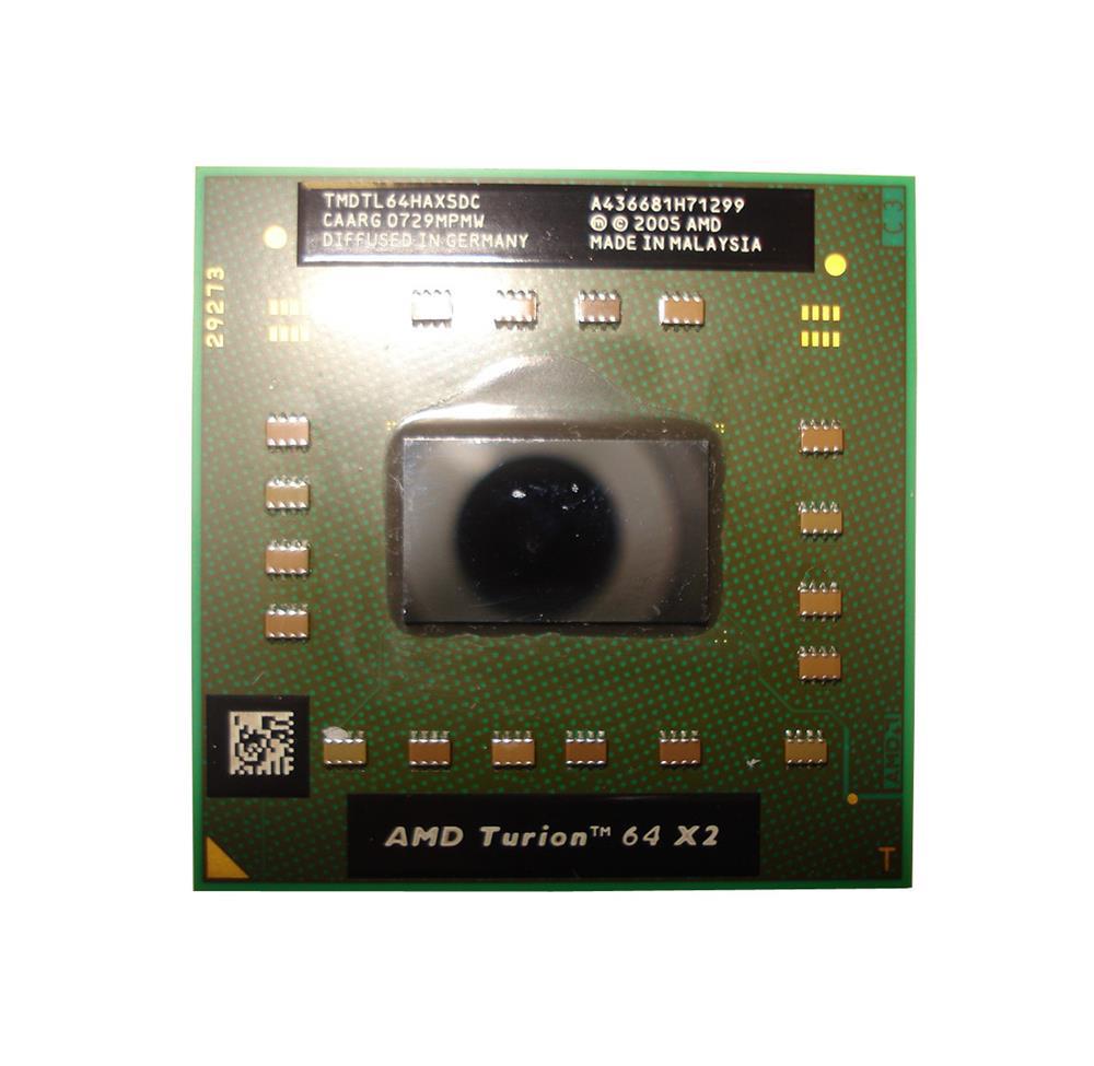 TMDTL64HAX5DC-R AMD Turion 64 X2 TL-64 Dual-Core 2.20GHz 1MB L2 Cache Socket S1 Mobile Processor