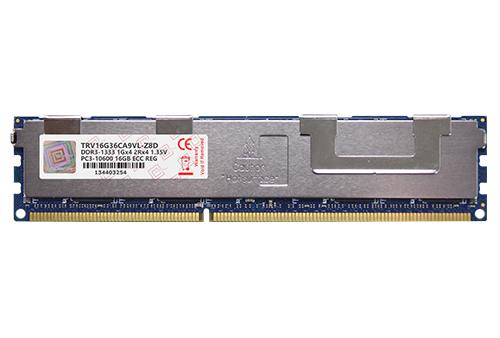 TRV16G36CA9VL-Z8D V-Color 16GB PC3-10600 DDR3-1333MHz ECC Registered CL9 240-Pin DIMM 1.35v Low Voltage Quad Rank Memory Module