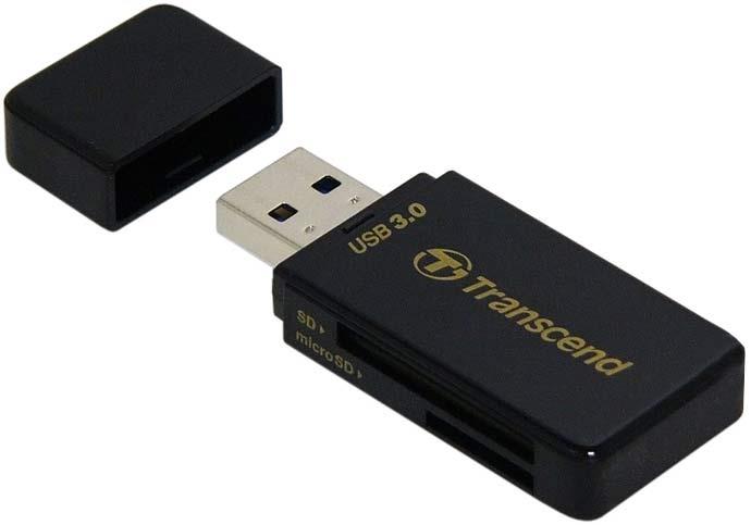 TS-RDF5K Transcend USB 3.0 Flash Memory (Black)