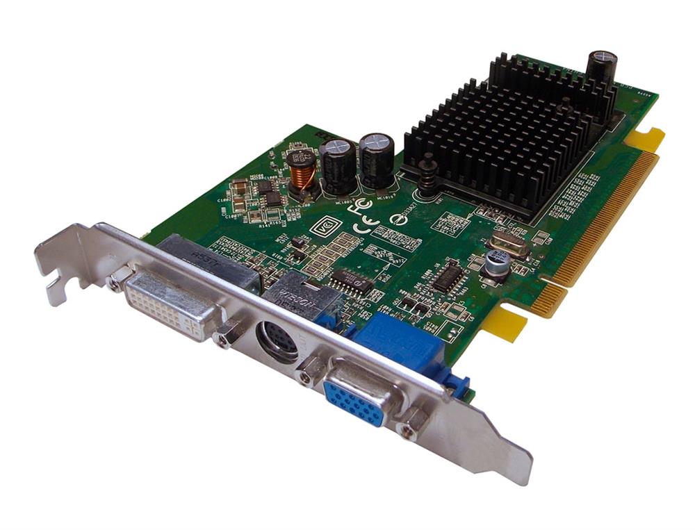 UC996 Dell 128MB ATI Radeon X300 PCIe with DVI/VGA/TV Outs Video Graphics Card