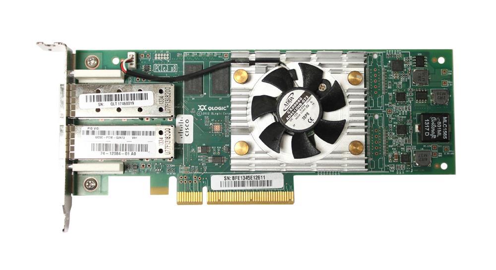 UCSC-PCIE-Q2672 Cisco SanBlade 2-Ports Fibre Channel 16Gbps PCI Express 2.0 x8 Low Profile Host Bus Adapter