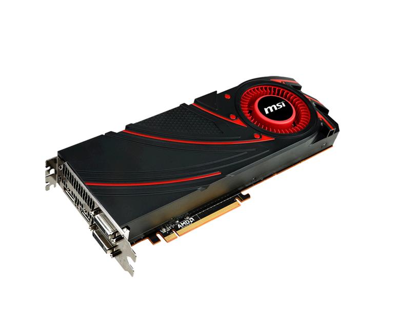 V803-824R MSI R9 290 4096MB GDDR5 512bit HDMI Displayport 2x Dual Link DVI Video Graphics Card