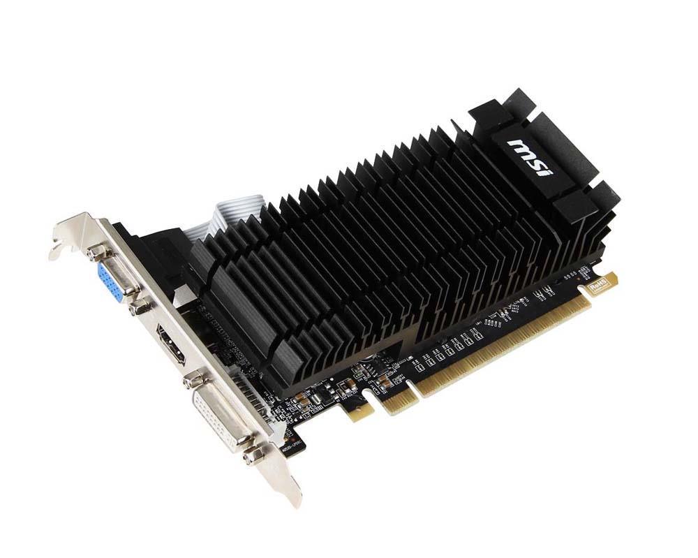 V809-809 MSI 2GB D3 X Gt610 Lp Passiv R HDMI DVI VGA Nvidia GeForce Gt Video Graphics Card