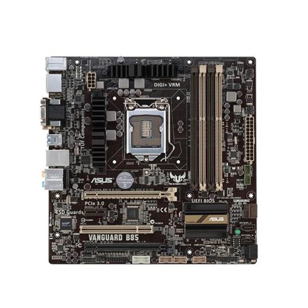 VANGUARDB85 ASUS Vanguard B85 Intel B85 1150 4DIMM SATA3 Usb3 Tuf M-atx Motherboard (Refurbished)