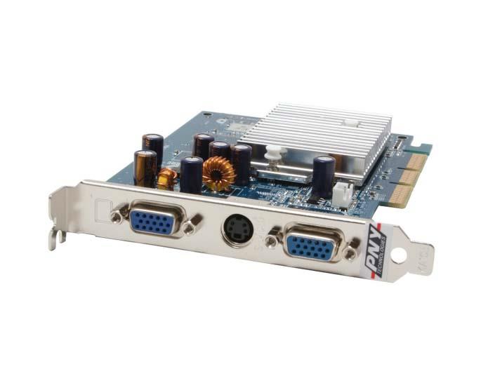 VCGFX55APB PNY Nvidia GeForce FX 5500 128MB DDR 128-Bit D-Sub / S-Video AGP 4x/8x Video Graphics Card