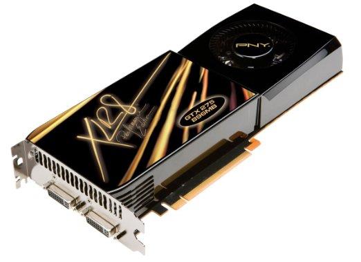 VCGGTX275XPB PNY nVidia GeForce GTX 275 896MB 448-Bit GDDR3 2268MHz PCI Express 2.0 DVIx2 S-Video HDTV Video Graphics Card