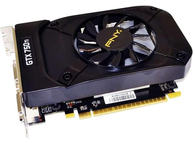 VCGGTX750T2XPB PNY GeForce GTX 750 Ti 2GB GDDR5 128-Bit PCI Express 3.0 x16 Dual DVI/ mini HDMI Video Graphics Card
