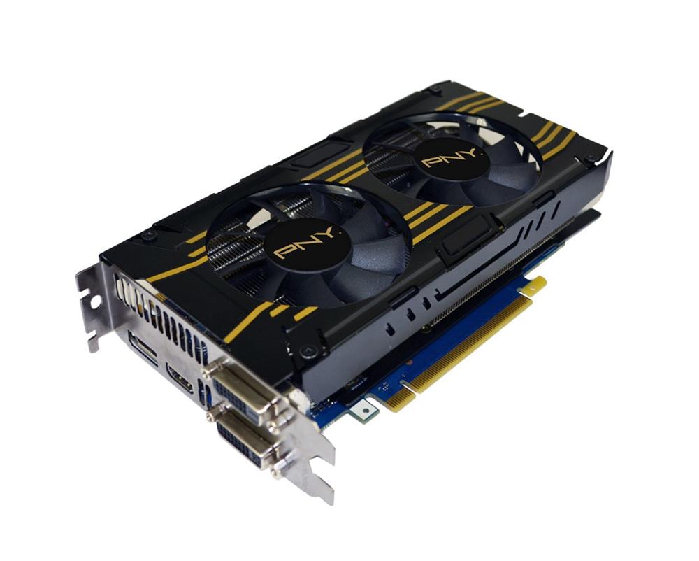 VCGGTX7602XPB-OC PNY NVIDIA GeForce GTX 760 OC 2GB GDDR5 Dual DVI/ Hdmi/ DisplayPort PCI Express Video Graphics Card