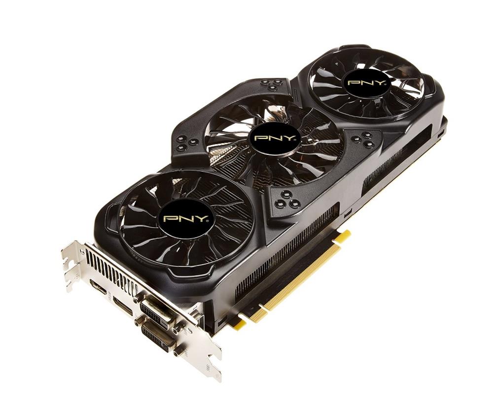 VCGGTX780T3XPB-OC PNY GeForce GTX 780 Ti 3GB OC GDDR5 384-bit PCI Express 3.0 x16 Dual DVI/ HDMI/ DisplayPort SLI Support Video Graphics Card