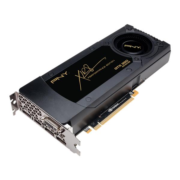 VCGGTX9602XPB-A1 PNY GeForce GTX 960 2GB 128-Bit GDDR5 PCI Express 3.0 x16 DVI-I/ HDMI/ 3x DisplayPort XLR8 Video Graphics Card