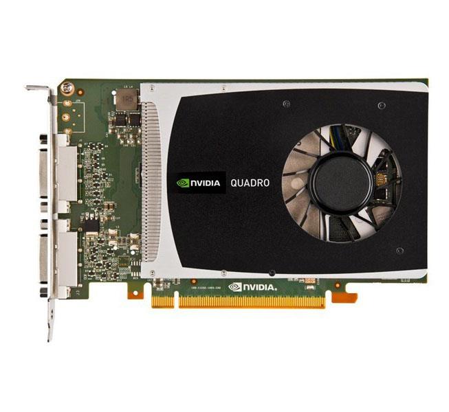 VCQ2000D-T PNY Quadro 2000D 1GB 128-Bit GDDR5 PCI Express 2.0 x16 Dual DVI Workstation Video Graphics Card