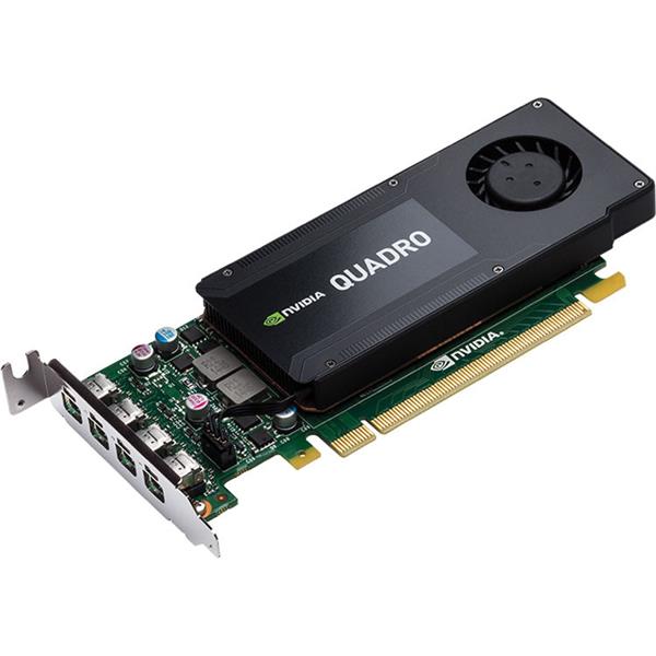 VCQK1200DP-PB_BIN3 PNY Quadro K1200 4GB 128-bit GDDR5 PCI Express 2.0 x16 4x Mini DisplayPort Low Profile Video Graphics Card