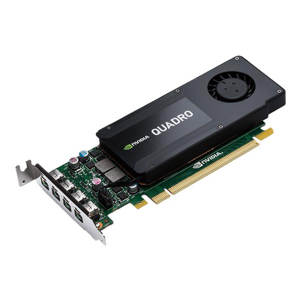 VCQK1200DVI-PB PNY Quadro K1200 4GB GDDR5 128-Bit PCI Express x16 4x Mini DisplayPort/ DVI-D Low Profile Video Graphics Card
