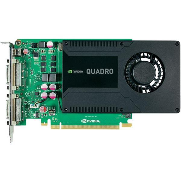 VCQK2000D-PB-A1 PNY nVidia Quadro K2000D 2GB GDDR5 128-bit PCI Express 2.0 x16 DVI-I/D/ Mini-Displayport Video Graphics Card