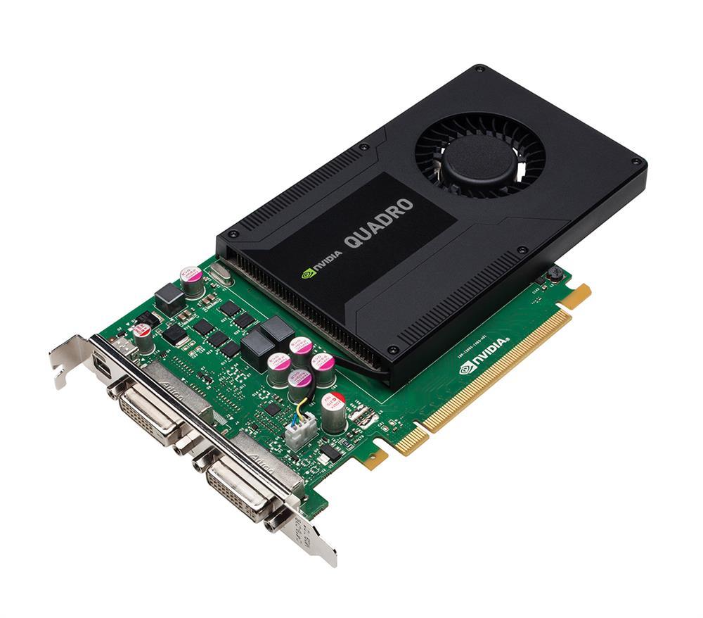 VCQK2000D-PB-B2 PNY Nvidia Quadro K2000D 2GB GDDR5 128-Bit / DisplayPort / Dual DVI-I PCI-Express 2.0 x16 Video Graphics Card