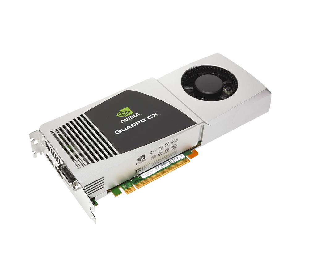 VCQUADRO-CX-PB PNY Quadro CX 1.5GB 384-Bit GDDR3 PCI Express 2.0 x16 Dual DisplayPort/ DVI/ SLI Supported Workstation Video Graphics Card