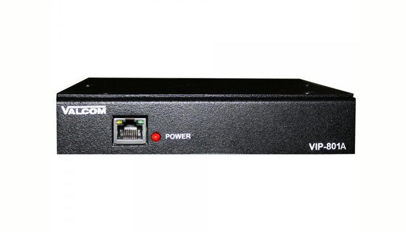 VIP-801A-A1 Valcom Enhanced Network Audio Port