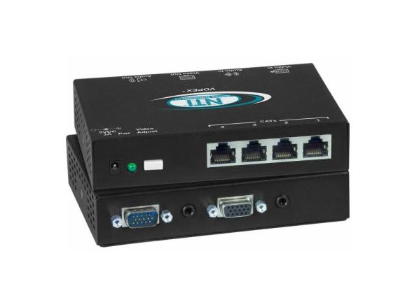 VOPEX-C5V-4 NTI 4 Port Vga Video Splitter/Extender Via Cat5