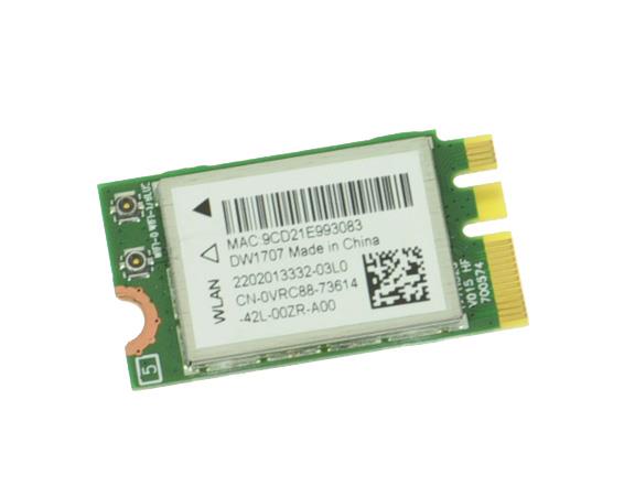 VRC88 Dell Wireless Dw1701 WLan Wifi 802.11 B/g/n + Bluetooth 4.0 Ngff Card