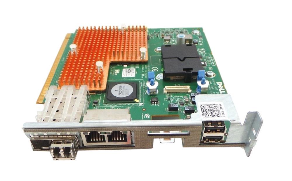 VWWP7 Dell R910 Broadcom 5709 Dual-Ports 10Gbps Gigabit Ethernet SFP Network Adapter