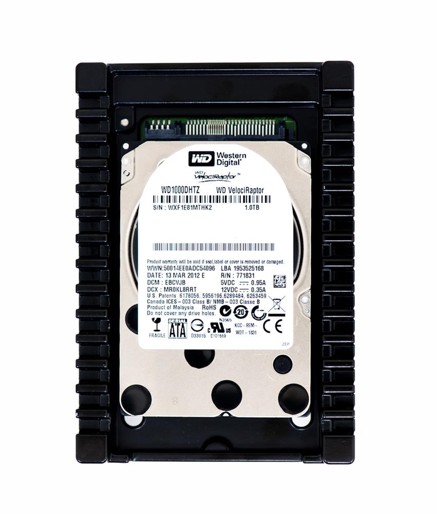 WD1000DHTZ-04N21V1 Western Digital VelociRaptor 1TB 10000RPM SATA 6Gbps 64MB Cache 3.5-inch Internal Hard Drive