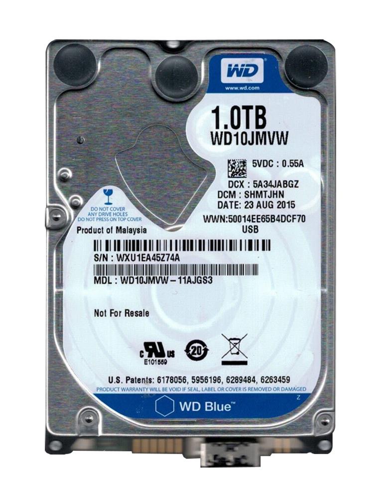 WD10JMVW-11AJGS3 Western Digital 1TB 5400RPM USB 3.0 8MB Cache 2.5-inch Internal Hard Drive