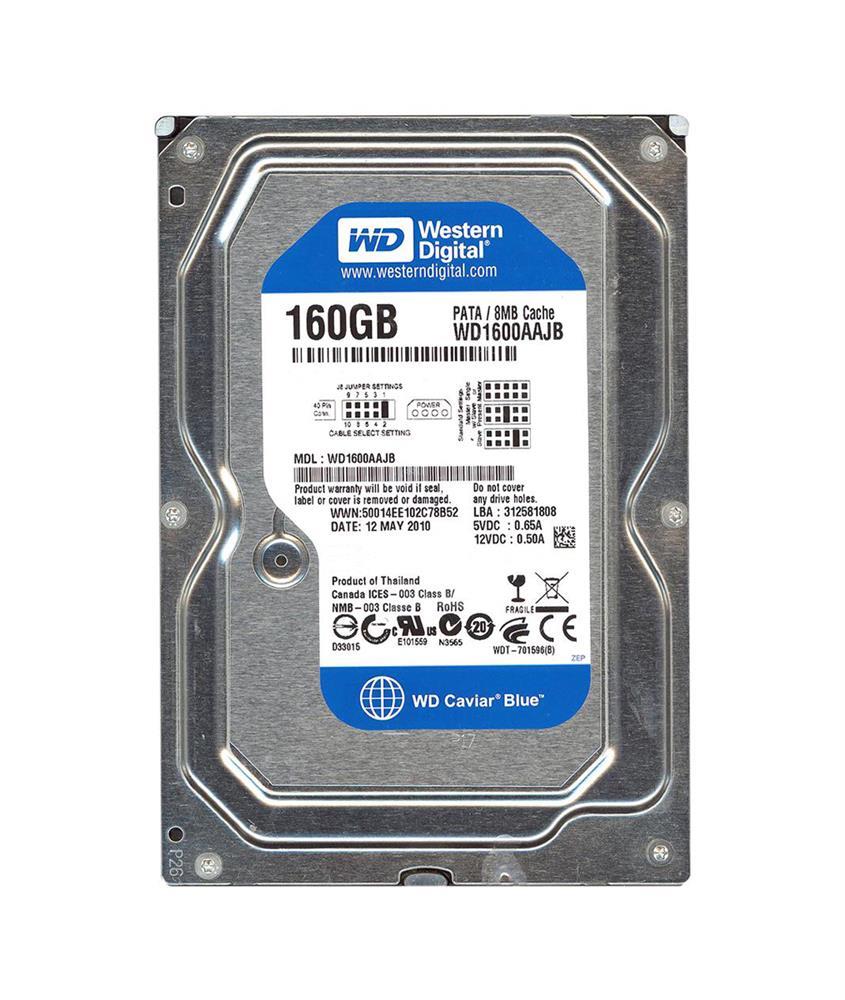 WD1600AAJB-20PK Western Digital Caviar Blue 160GB 7200RPM ATA-100 8MB Cache 3.5-inch Internal Hard Drive (20-Pack)