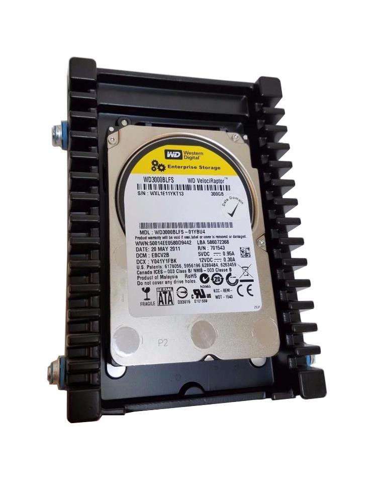 WD3000BLFS-01V7BV0 Western Digital VelociRaptor 300GB 10000RPM SATA 3Gbps 16MB Cache 2.5-inch Internal Hard Drive