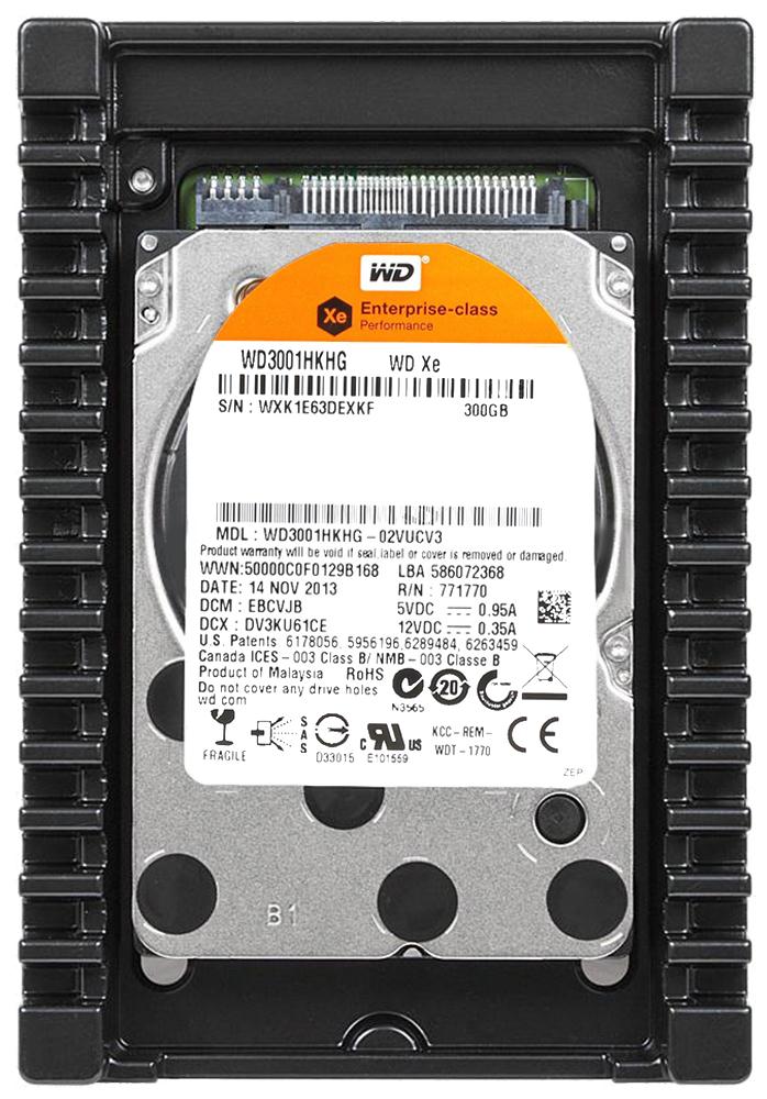 WD3001HKHG Western Digital Xe 300GB 10000RPM SAS 6Gbps 32MB Cache 3.5-inch Internal Hard Drive