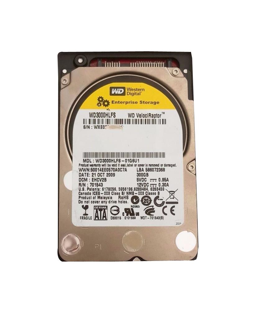 WD300HLFS Western Digital VelociRaptor 300GB 10000RPM SATA 3Gbps 16MB Cache 3.5-inch Internal Hard Drive