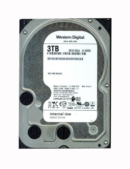 WDBMMA0030HNC-ERSN Western Digital Network 3TB 5400RPM SATA 6Gbps 64MB Cache 3.5-inch Internal Hard Drive