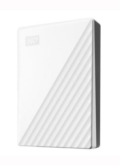 WDBPKJ0040BWT-WESN Western Digital My Passport 4TB USB 3.2 External Hard Drive (White)