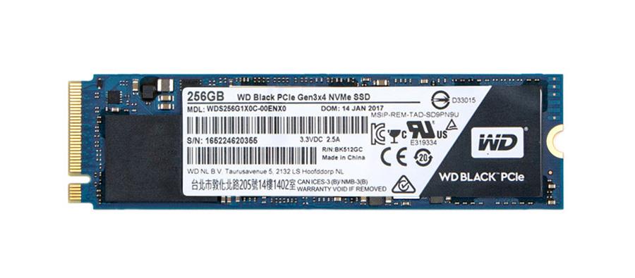 WDS256G1X0C Western Digital Black 256GB TLC PCI Express 3.0 x4 NVMe M.2 2280 Internal Solid State Drive (SSD)