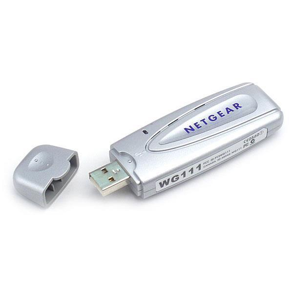 WG111VCNA NetGear 54Mbps WiFi USB 2.0 Adapter (Refurbished)