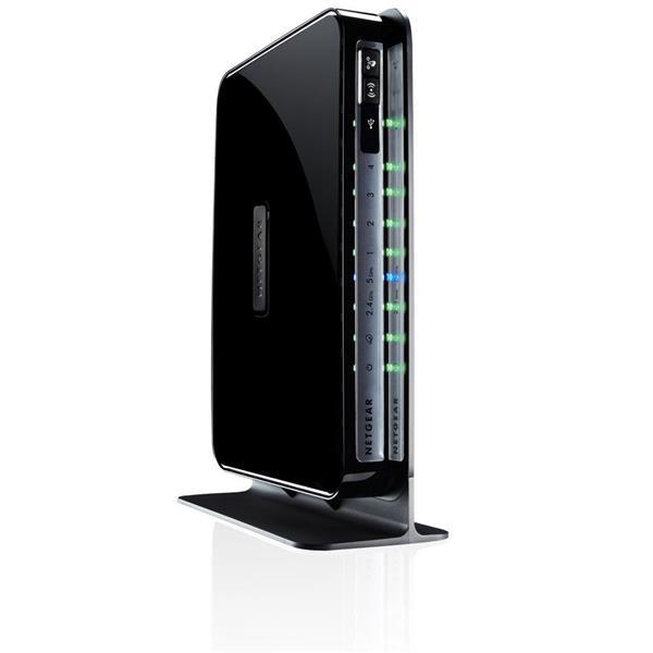 WNDR4300 NetGear 5-Port (4x 10/100/1000Mbps LAN and 1x 10/100/1000Mbps WAN Port) Wireless N750 Dual Band Gigabit Router (Refurbished)