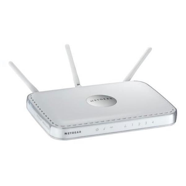WPNT834 NetGear RangeMax 240Mbps (4x 10/100Mbps LAN with 1x 10/100Mbps WAN Ports) 802.11b/g Wireless Router (Refurbished)