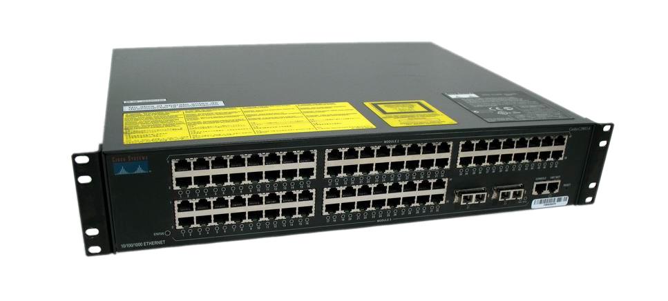 WS-C2980G Cisco Catalyst 2980G Switch 80 10/100TX RJ45 +2 1000X GBIC Slot (Refurbished)