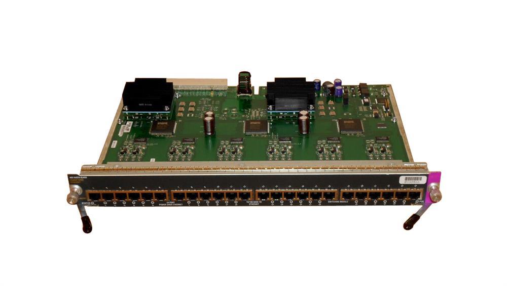WS-X4224-RJ45V-RF Cisco 24-Ports 10/100Base-TX Fast Ethernet PoE Line Card (Refurbished)