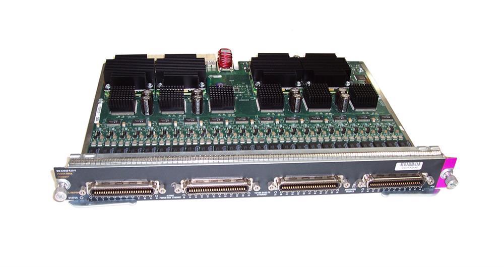 WS-X4248-RJ21V-RF Cisco 48-Ports 10/100Base-TX Fast Ethernet Power over Ethernet Switching Module (Refurbished)