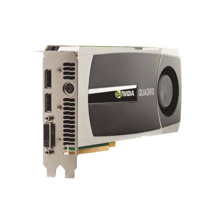 WS096AA HP Nvidia Quadro 5000 2.5GB GDDR5 DVI / DisplayPort PCI-Express x16 Video Graphics Card