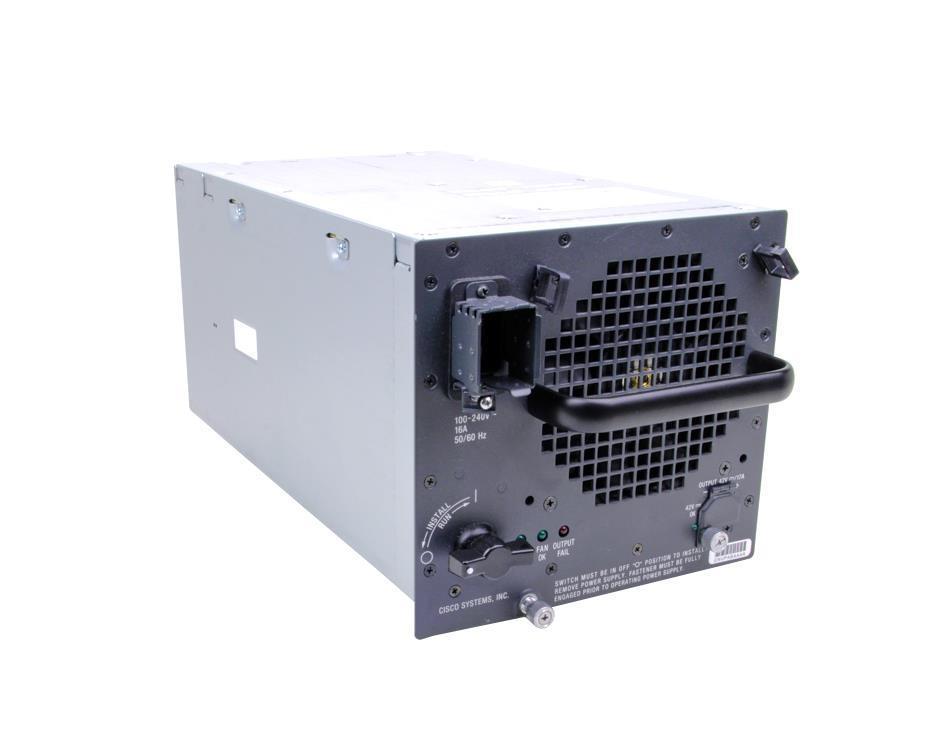 WSCAC3000W1 Cisco 3000-Watt 120-230V AC Hot Swap Power Supply for Catalyst 6500 Series (Refurbished)