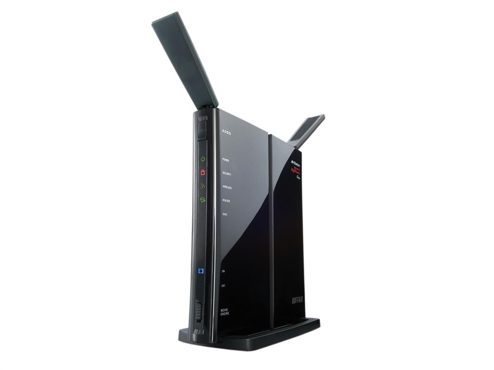 WZR-HP-G300NH2TW Buffalo Nfiniti 4 x 10/100/1000Base-TX LAN, 1 x 10/100/1000Base-TX WAN IEEE 802.11n 300Mbps Wireless-N High Power Router (Refurbished)