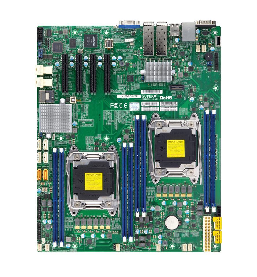 X10DRDITB SuperMicro Dual LGA2011 Intel C612 DDR4 SATA3 V&2GBe Eatx Server Motherboard (Refurbished)