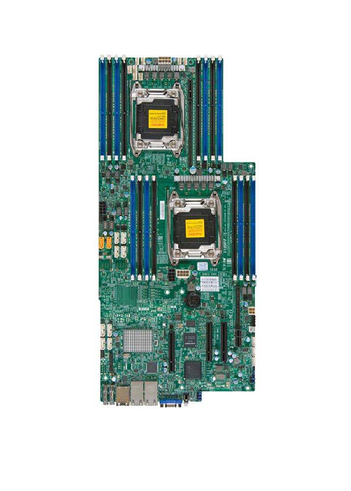 X10DRFF-CG SuperMicro Dual Socket LGA 2011 Intel C612 Chipset Xeon E5-2600 v4/v3 Processors Support DDR4 16x DIMM 10x SATA3 6.0Gb/s Proprietary Server Motherboard (Refurbished)