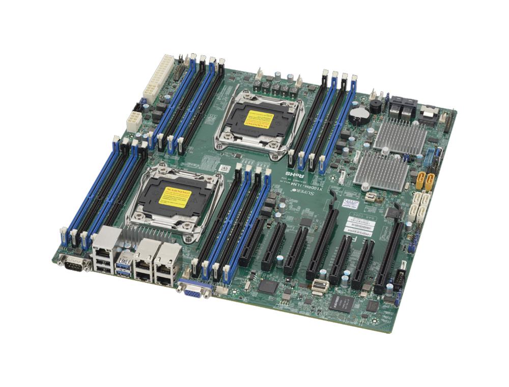 X10DRH-iLN4 SuperMicro Dual Socket R3 LGA 2011 Xeon E5-2600 v4 / v3 Intel C612 Chipset DDR4 16 x DIMM 10 x SATA 6Gbps E-ATX Server Motherboard (Refurbished)