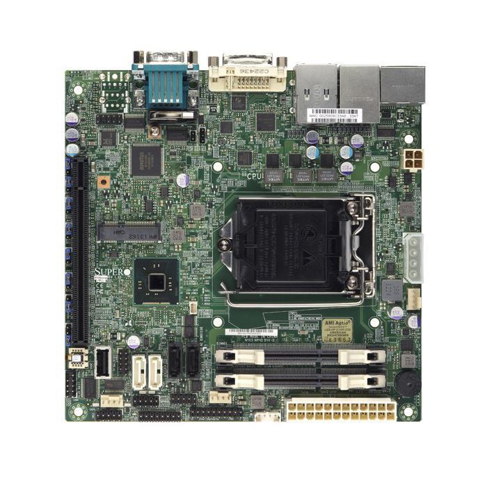 X10SLVQB SuperMicro LGA1150 Intel Q87 DDR3 SATA3&USB3.0 Mini-itx Motherboard (Refurbished)
