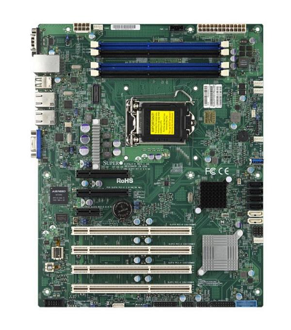 X10SLX-F-B SuperMicro Intel C222 Express PCH Xeon E3-1200 v3/ 4th Gen Core i3/ Pentium/ Celeron Processors Support Single socket H3 LGA-1150 ATX Server Motherboard (Refurbished)