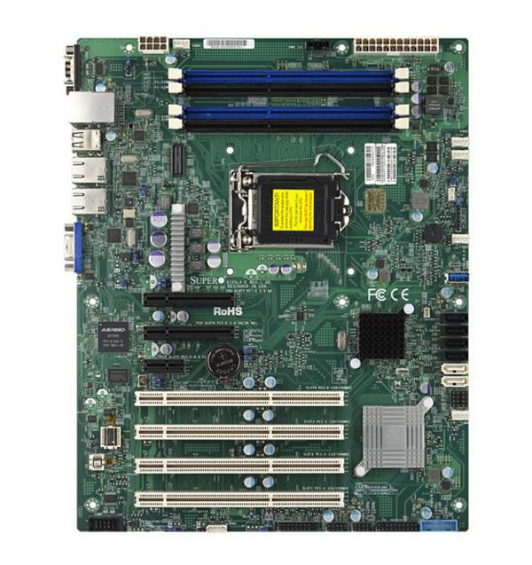 X10SLX-F SuperMicro Intel C222 Express PCH Xeon E3-1200 v3/ 4th Gen Core i3/ Pentium/ Celeron Processors Support Single socket H3 LGA-1150 ATX Server Motherboard (Refurbished)