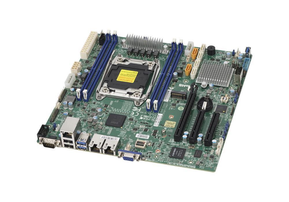 X10SRMFO SuperMicro Socket R3 LGA 2011 Xeon E5-1600 / E5-2600 v4 / v3 Intel C612 Chipset DDR4 4 x DIMM 10 x SATA 6Gbps micro-ATX Server Motherboard (Refurbished)