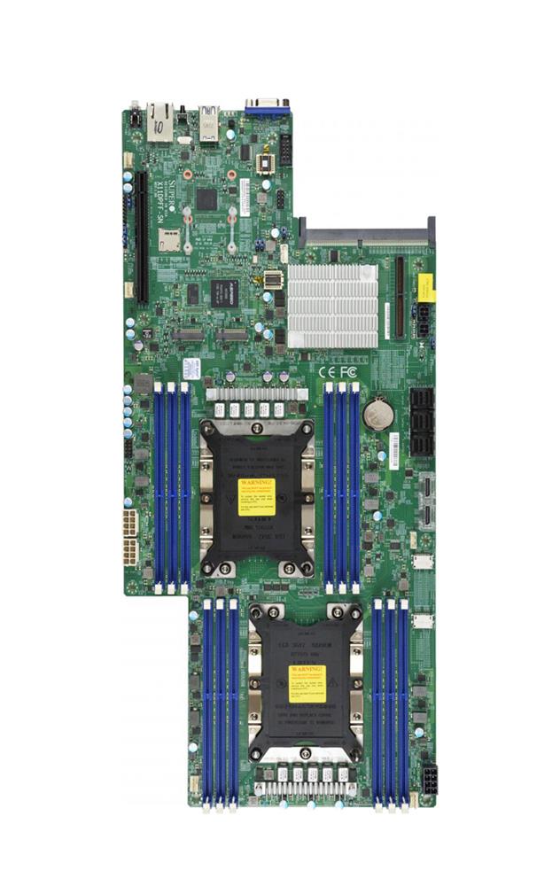 X11DPFF-SN SuperMicro Socket LGA 3647 Intel C621 Chipset Intel Xeon Processors Support DDR4 12x DIMM 12x SATA3 6.0Gb/s Proprietary FatTwin Server Motherboard (Refurbished)